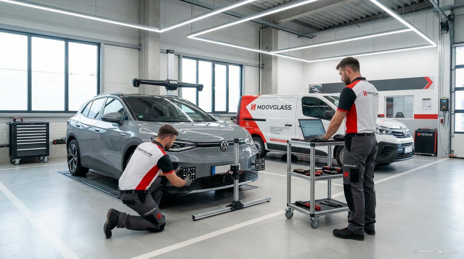 L'équipe MOOVGLASS en action